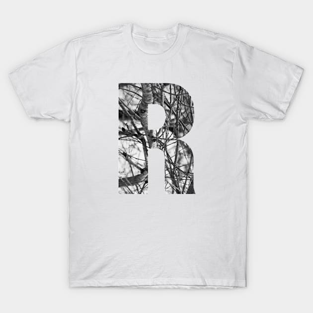 Tree letter R T-Shirt by PCollection